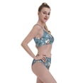 thumbnail image 6 of High Waisted Bikini Sets For Women, Cute Cartoon Surfer Shark Swimsuits Tummy Control, Two Pieces Bathing Suit, 6 of 8