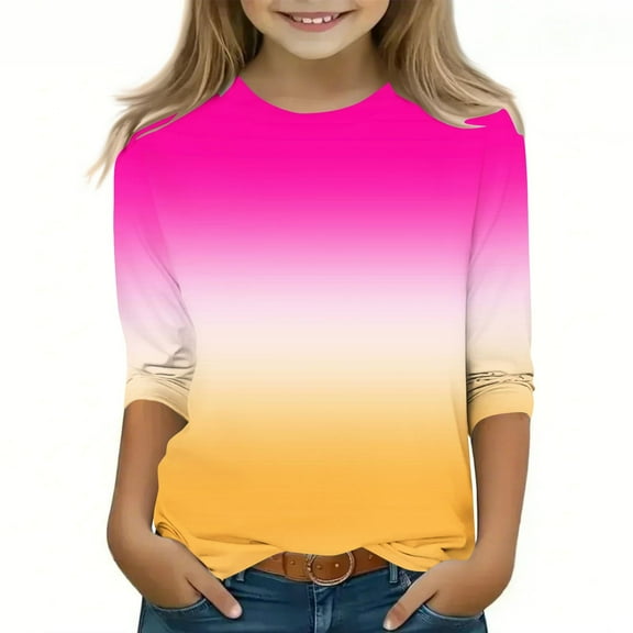 Rohuuque Boys Girls Sweatshirt,Toddler Soft Wear Crewneck Long Sleeve PullOver for Children Fall Clothes Free Size Multicolor