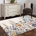 thumbnail image 3 of Area Rugs 2.7'x5', Spring Floral Carpet for Living Room Bedroom Dining Room, Farmhouse Flowers Elegant Pastoral Throw Kitchen Rugs Non Slip Washable Rectangle Indoor Outdoor Rugs, 3 of 8