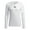 WHITE, variant on Men’s Team Base Long Sleeve Tee Shirt Primegreen Light Grey Small