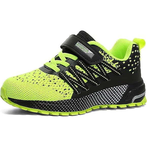 KUBUA Kids Sneakers for Boys Girls Running Tennis Shoes Lightweight Breathable Sport Athletic
