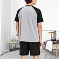thumbnail image 4 of Tiijoy Toddler Boys Casual Outfits Soft Loose Short Sleeve T-Shirt Shorts Set, Sizes 2-3, 4 of 5