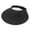 Black, variant on Sun Hats for Women Wide Brim Roll-Up Beach Ponytail Hat Packable Foldable Travel Straw Visor Solid Color Sunshade Hat All Hat Beige One Size