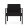 thumbnail image 2 of Waterfall Reception Waiting Oversize Guest Chair / Charcoal Steel / Black, 2 of 5