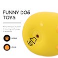 thumbnail image 2 of Pet Owners 1Pcs Yellow Latex Chewing Toy for Small Dogs with Squeaky Feature, 2 of 9