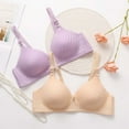 thumbnail image 4 of Daznico Seamless Underwire Comfortable Full Cup Bra for Everyday Wear Light Support Non- Comfort Full Coverage Everyday Bra for Women, 4 of 4