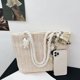 thumbnail image 2 of Bolsa De Hombro Bolso de compras de moda para mujer, bolso de verano de paja, bolso de playa tejido Simple para mujer Ehuebsd Para Estrenar, 2 of 8