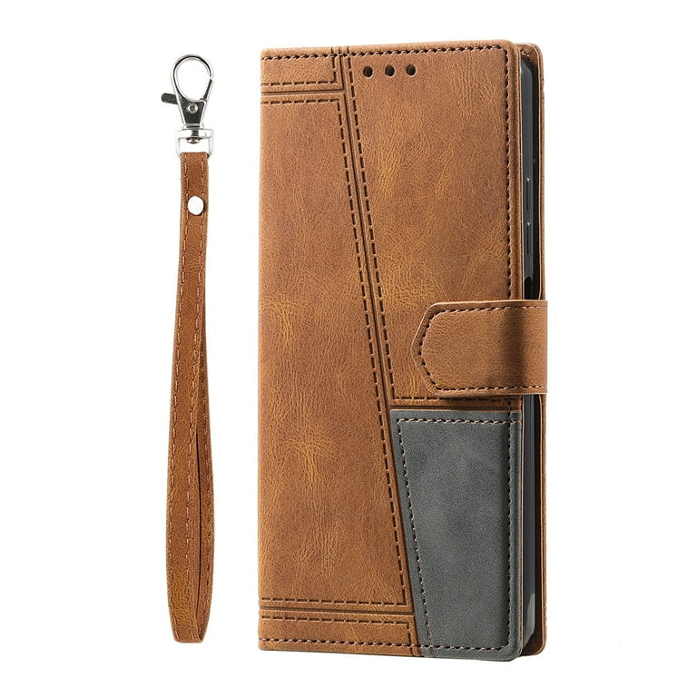 Wallet Case for Samsung Galaxy A71 5G with Wrist Strap,Classic