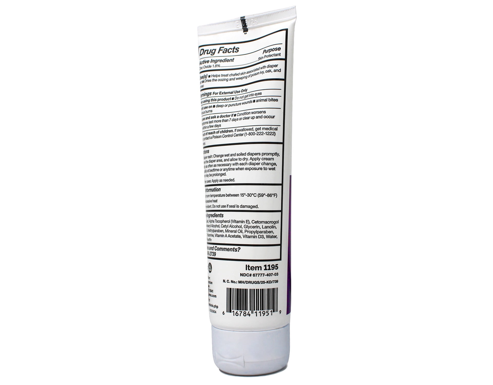 DynaShield We Care Scented Skin Protectant Cream 4 oz. Tube 1195 24 Ct