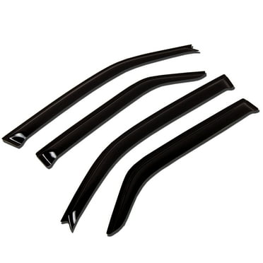 TuningPros WV-091-2 Window Visor For 1989-1995 Dodge Spirit - Outside Mount 4 Pcs Set