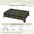 thumbnail image 6 of Rectangle Table Cloth, Antrim County Irish Tartan Resistant Washable Tablecloth Decorative Table Cover for Dining, Indoor and Outdoor, 6 of 6