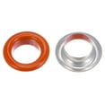 thumbnail image 4 of Juego de 200 ojales metálicos redondos 10mm Unique Bargains Naranja, 4 of 7