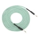 thumbnail image 2 of Cable para instrumentos musicales Cable de extensión de audio con blindaje trenzado y enchufe niquelado de 6 metros (verde), 2 of 12