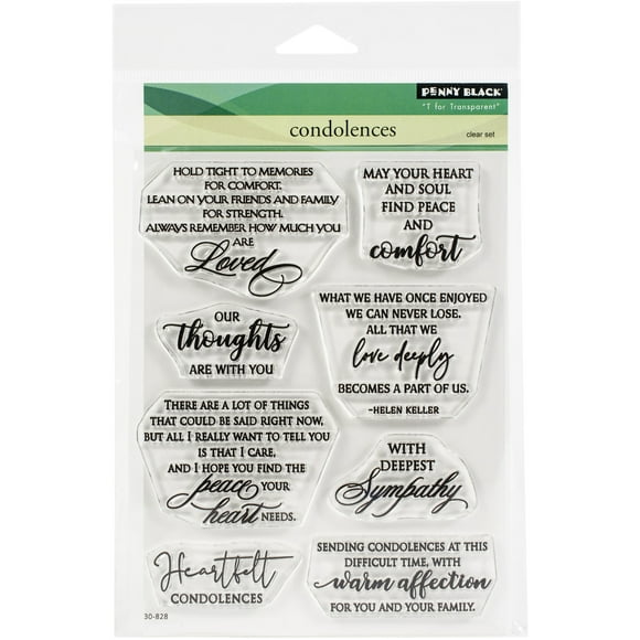 Penny Black Clear Stamps-Condolences
