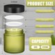 thumbnail image 2 of Frascos de vidrio Norme, 120 ml, 4 onzas, con tapas redondas a prueba de fugas, 24 unidades, 2 of 6