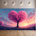 thumbnail image 4 of Heart Shaped Tree Backdrop Event Display Romantic Outdoor Wedding Photography Party Decor Nature Scenic Love Background Banner, 4 of 4