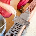 thumbnail image 5 of Unique Bargains Flat Masonry Hand Trowel 5.1'x2.9' Carbon Steel Panel with Rubber Handle, 5 of 5