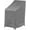 Grey, variant on Stackable Patio Chair Cover,100% Waterproof Outdoor Chair Cover, Heavy Duty Lawn Patio Furniture Covers,Fits for 4-6 Stackable Dining Chairs,36"Lx28"Wx47"H,Grey