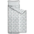 thumbnail image 2 of Light Blue Christmas Snowman Pattern Toddler Nap Mats for Kids Preschool,59"x22" Sleeping Mat Bag or Kids,Toddler Sleeping Bag,Toddler Nap Mat or Daycare, 2 of 6