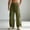 Green, variant on Mens Wide Leg Cargo Pants Sevevn Black Drawstring Elastic Waist Curved Seam Patch Pockets Side Pockets Baggy Woven Trousers for Streetwear Casual Daily Wear
