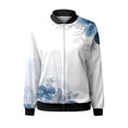 thumbnail image 5 of Ruyang Women's Bomber Puffer Jacket Winter Warm Padded Coat Casual Zip Up Outerwear Windbreaker Quilted Lightweight Jackets, 5 of 5