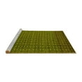 thumbnail image 2 of Ahgly Company Machine Washable Indoor Square Abstract Yellow Modern Area Rugs, 8' Square, 2 of 4