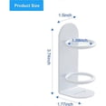thumbnail image 3 of 2-pack electric toothbrush holders to attach to the wall (white), 3 of 5