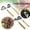 silver, variant on Dsseng Hollow Hoe Handheld Weeding Rake Agricultural Weeding Hoe Planting Vegetable Weeding Soil Gardening Loosening Tools