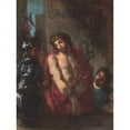 thumbnail image 2 of Eugène Delacroix 15x18 Black Ornate Wood Framed Double Matted Museum Art Print Titled - Behold the Man, 2 of 5
