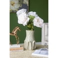 thumbnail image 6 of A&B Home Decorative Ceramic Vase with Textured Ridged Design - 7" x 7" x 11.5" - Gold, 6 of 8