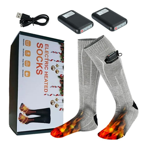 Heated Socks§rechargeable Heating Socks§winter Warm Stockings Heated Socks 4000mAh Rechargeable Heating Socks For Men Women Winter Warm Stockings With 3 Adjustable Levels For