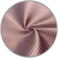 thumbnail image 7 of Necktie and Pocket Square Set for Men Orange Powder Blue Patterned for Suit Jacket Tie Set Extra Long 63", 7 of 7