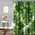 thumbnail image 2 of Orinice Tropical Plants Shower Curtain for Bathroom with Hooks Polyester Fabric Shower Curtain Sets Washable Bath Curtains Decor Green Banana Palm Leaves Natural 60x72, 2 of 7