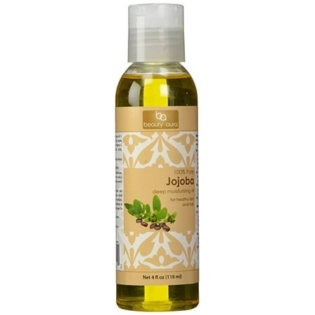 Beauty Aura Jojoba Oil 4 Oz (Best Quality Jojoba Oil)