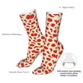 thumbnail image 4 of Salouo Tomatoes And Chili Pattern Fun Novelty Crew Socks,Casual Athletic Socks Neutral Socks, 4 of 7