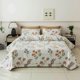 thumbnail image 1 of Colcha de algodón 100% en la cama, cubierta de cama con estampado de punto a cuadros, colcha doble y cubrecamas, colcha para parejas, 1 of 5