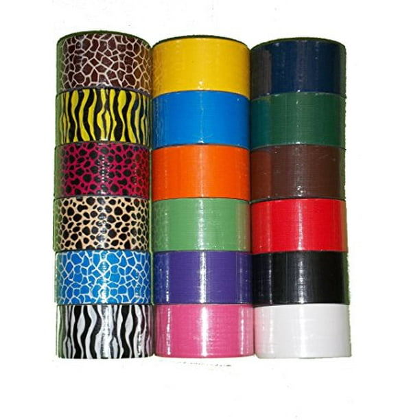18 Roll Variety Pack of Bazic Print and Solid Colors (brights and