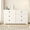 White -6, variant on HSUNNS White 4 Drawer Dresser, Storage Cabinet with Easy Pull Handle for Living Room and Bedroom, Chest of Drawers with 2 Small Drawers and 2 Big Drawers, Dresser Nightstand, White
