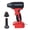 Red, variant on Mini Jet Blower Cordless Violent Fan Compatibles with 18-20V Battery 4 Adjustable Wind Speed for Car Drying and Cleaning