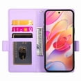 thumbnail image 4 of Magnetic Wallet Case with Card Holder & Stand for Samsung Galaxy A17 Purple, 4 of 6