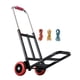 thumbnail image 4 of Carro de mano plegable, carro de mano, mango telescópico ligero, carro de construcción sólida, carro de equipaje, máx. 154lb para llevar compras kusrkot camión plegable, 4 of 7