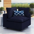 thumbnail image 1 of Modway Commix Sunbrella Outdoor Patio Furniture Glider Chair, Navy, 1 of 8