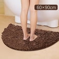 thumbnail image 1 of Clearance!Ymkly Bathroom Rugs,Half Round Bathroom Rug Won't Slip Bathroom Mat Soft And Comfortable Furry Durable Thickened Bathroom Rug Machine Washable Reusable,Accessories, 1 of 9