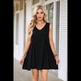 thumbnail image 4 of Vestido Mini Sin Mangas Negro L, 4 of 7