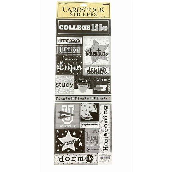 The Paper Studio College Star Stickers