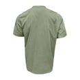 thumbnail image 5 of Mens Linen Shirt Guayabera Cuban Short Sleeve Button Down Cotton Summer Beach Hippie Shirts Half Button Cotton Crewneck Tees Casual Stand Collar Tops, 5 of 6