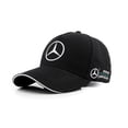 thumbnail image 2 of Nueva gorra de béisbol bordada con logo de coche gorra de coche Mercedes Mercedes gorra con visera gorra publicitaria negra, 2 of 2