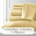 thumbnail image 6 of Southshore Fine Living, Inc. 7-Piece Split King Sheets Sets for Adjustable Bed, Muted Gold Sheets, 6 of 9