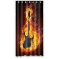 thumbnail image 1 of ABPHQTO Bajo entre fuego y agua Música Cortina de ducha Cortina de ducha impermeable 90x180 cm, 1 of 2