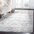 thumbnail image 2 of Safavieh Adirondack Collection ADR117A Modern Abstract Non-Shedding Stain Resistant Living Room Bedroom Area Rug, 6' x 9', Black / Silver, 2 of 2
